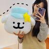 Maltese A Wearing Hat Plush Toy Cartoon Stuffed Dolls Room Decoration Kids Gifts