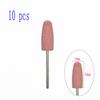 6pcs/10pcs Silicone Rubber Dental Polishing Polisher Grinders Nail Drill Bits for Electric Manicure 2.35mm Shank