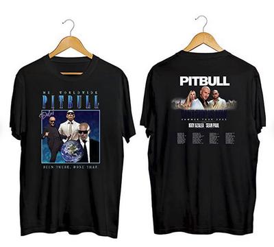 Pitbull Merch Can't Stop Us Now Sommer Tourdaten 2022 T-Shirt.
