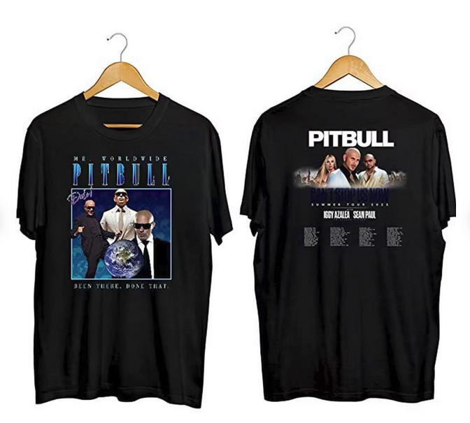 

Pitbull Merch Cant Stop Us Now Summer Tour Dates 2022 T-Shirt. M