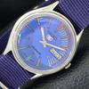 JAPAN VINTAGE SEIKO 5 AUTOMATIC 6309A MENS BLUE COLOR DIAL WATCH A701479-5 R206b-a701479
