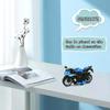 1/14 Kawasaki Miami Motorcycle Toy, with Light and Music Toys Motorcycle Diecast Models, Toy Motorcycles for Boys, Toy Motorcycle for Kids 3-9