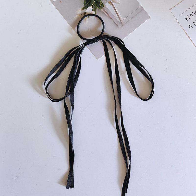 Korean Style Cute Ribbon Bow Elastic Hair Band for Girls Women Hair Rope Ties Headband Ponytail Holder Scrunchies Hair Accessory