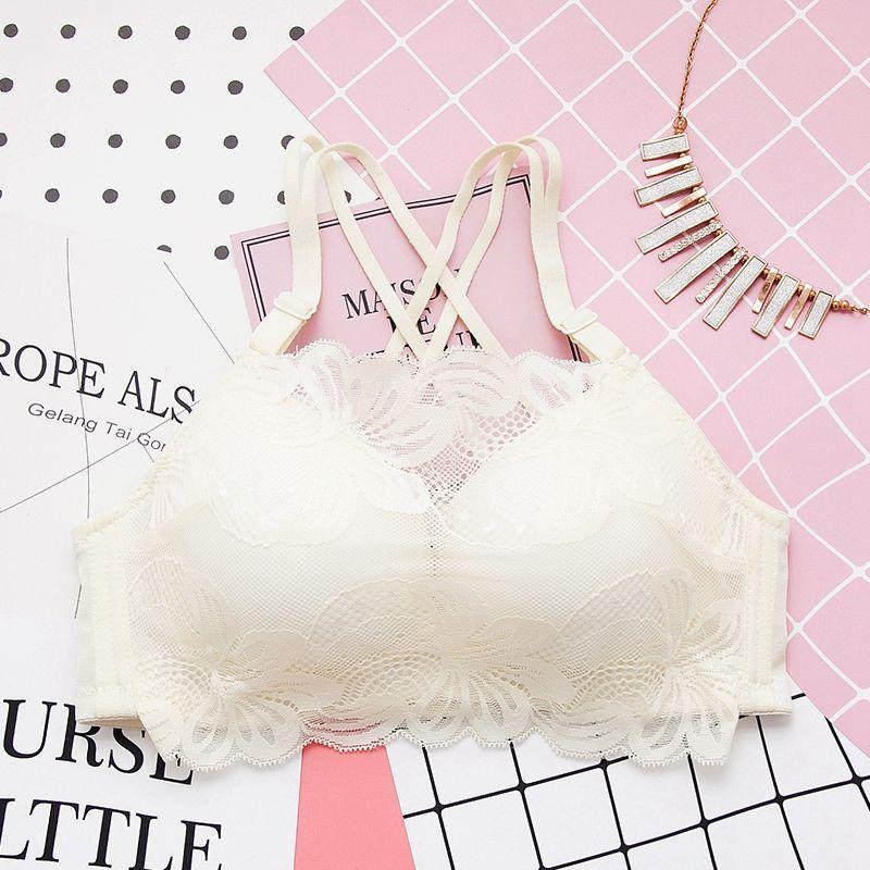 Push Up Bras For Women Solid Underwear Female Brassiere Girls Simple Bras