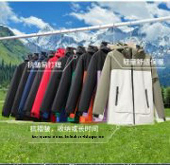 Grafen Vindjacka: Unisex Vinter Arbetsjacka, Förtjockad Varm & Vindtät Bomull för Arbetsskydd