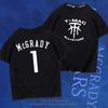 No. 1 T-shirt Men's All-star Mcgrady Basketball Sports Clothes Trendy Youth Casual Half-sleeves