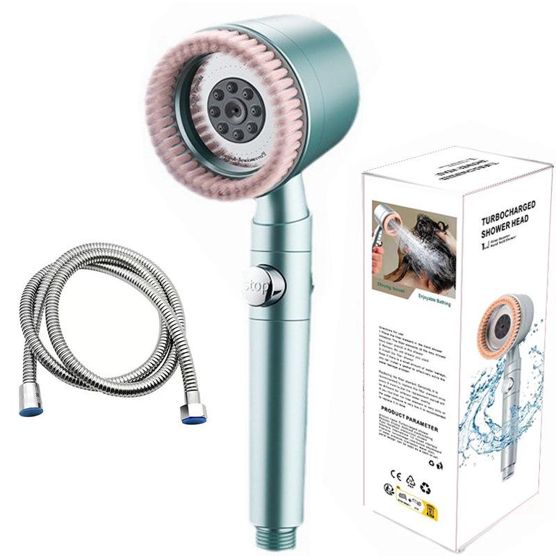 Powerful Pressurized Handheld Lotus Showerhead with Filter