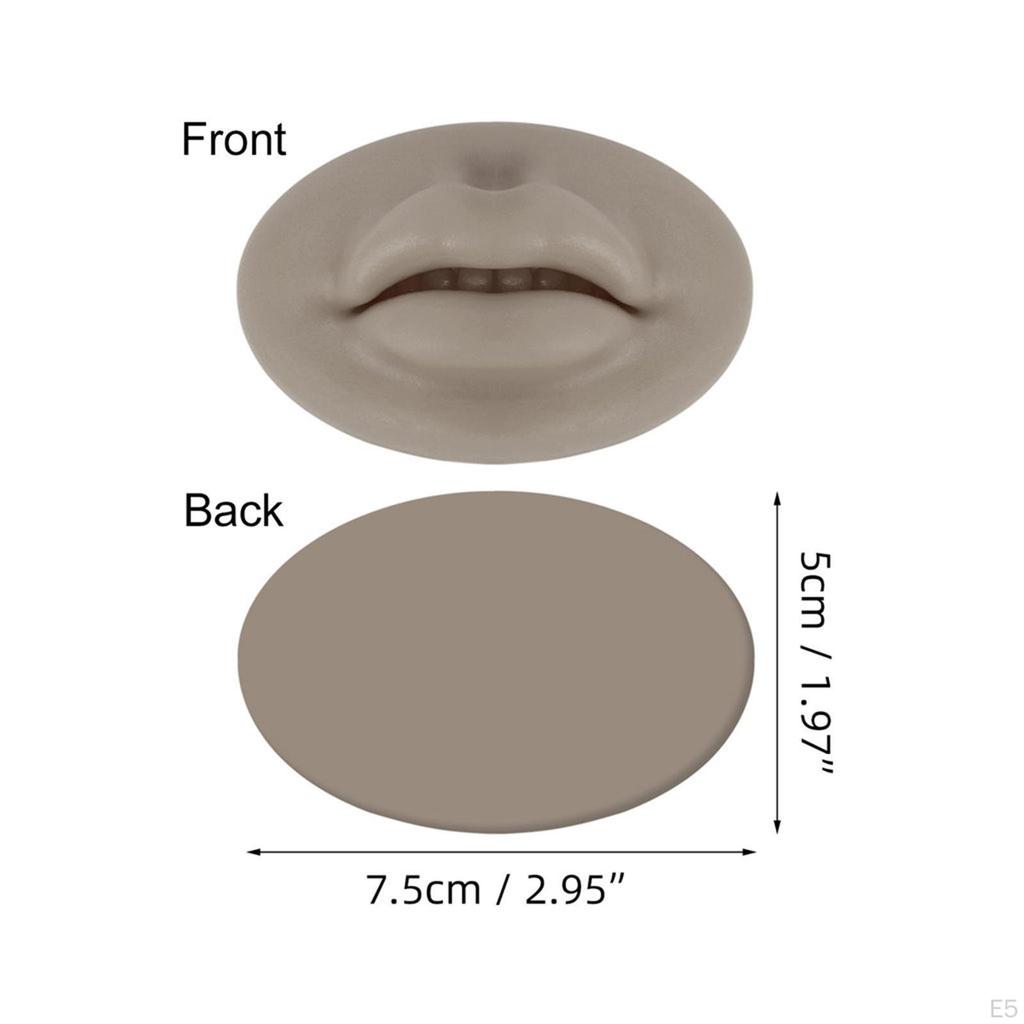 Soft Professional 3D Silicone Lip Practice Skin Reusable for Permanent