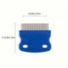 4 Pack Flea Lice Comb, Stainless Steel Dog Cat Grooming Combs with Rounded Teeth, Double Sided Professional Pet Tear Stain Remov