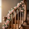 Artificial Flower Vine Sturdy Artificial Flower Garland Silk Flower Vine Fade Resistant Home Decor DIY Friendly for Party