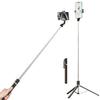 360° Rotating Anti-Shake Selfie Stick Tripod with Bluetooth Remote and Extendable Desktop Stand