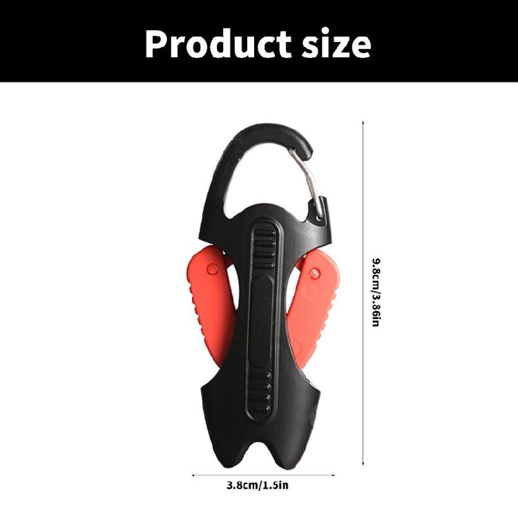 Fishing Accessories Braided Fishing Line Trimmer with Buckles Retractable Fishing Line Scissors Rustproof Line Cutter