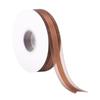 2.5cm Width Organza Ribbon Silver Edge Offset Printing Gold Edged Ribbon Glitter Tulle 45 Yards Length Lurex Ribbon