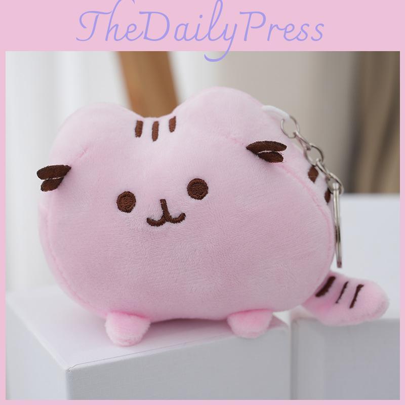 Adorable Cartoon Cat Plush Doll Cute Kitten Toy Backpack Charm Pp Cotton Stuffed Animal