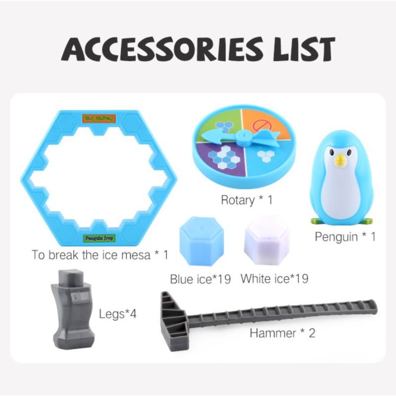 Pinguin bricht das Eis Tischspiel Eltern-Kind Interaktives Puzzle Spielzeug Partyspiel für Kinder Juegos Familienspiele Spielzeug als Geburtstagsgeschenk