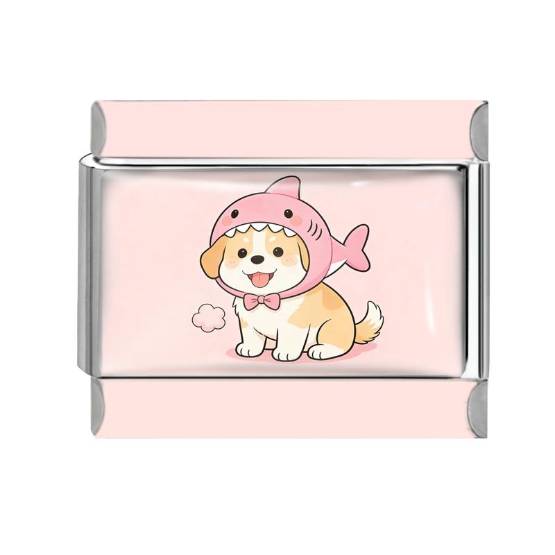 2026 New Trendy Funny Cat Rabbit Dog Dolphin Italian Charm Links Fit 9mm Stainless Steel Bracelet Women Men DIY Making Jewelry