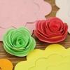 100pcs (Large Size 50pcs Small Size 50pcs) Rose Paper Stickers Mixed Color Origami DIY Craft Paper Wrapping Paper Tissue Paper