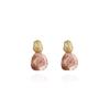 Korean Style Pink Waterdrop Stud Earrings For Women Fashion Romantic Sweet Jewelry Accessories Brincos Girl Gift