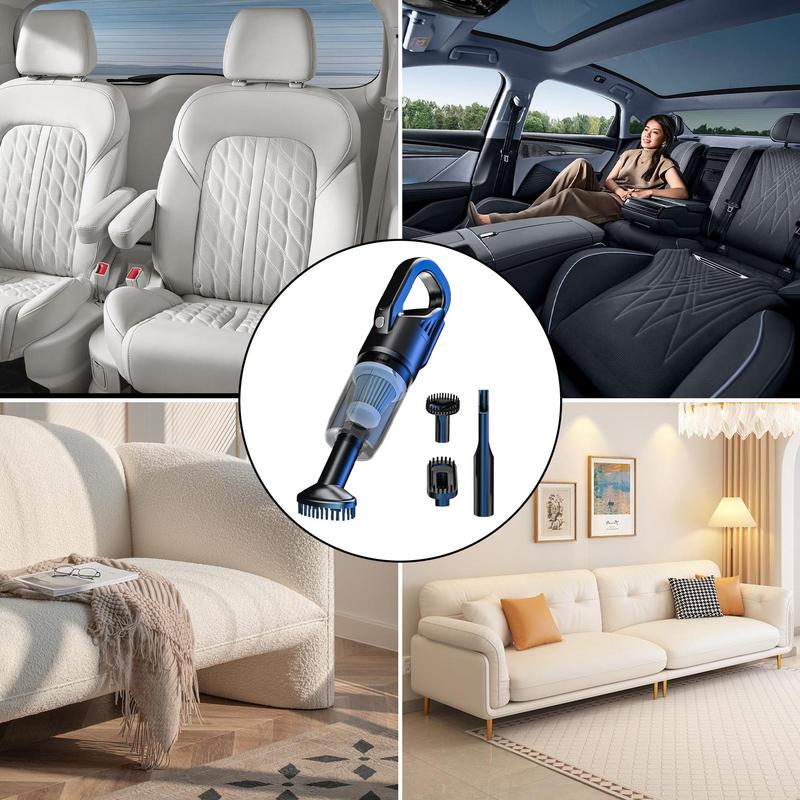 Car Vacuum Rechargeable Small Rechargeable Home Cleaner Car Vacuum Vehicle Interior Care Multi-Functional Dust Vacuum Cleaner