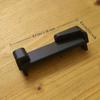 1Pcs Wall Mount Vernier Caliper Holder Plastic Caddy Tape Measure Pegborad Hook No Assembly Tool Organizer Rack