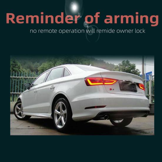 802-8127 Anti-theft Device Universal Safe Warning ABS Car Alarm System