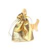 Gold & Silver Drawstring Jewelry Pouch - Perfect for Packaging, Candy Storage, or Gift Bag