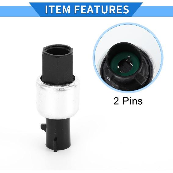 1 Pc A/C Pressure Switch Sensor for Chevrolet Tahoe 1995-2000 Engine Air Conditioning Refrigerant Pressure Transducer