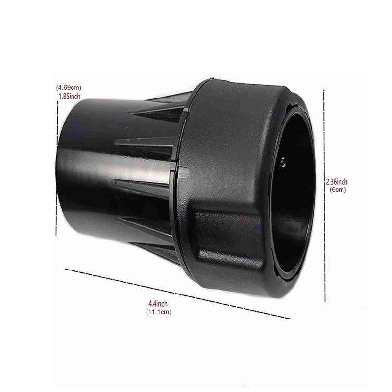 Heavy Duty Vacuum Accessory Connector Universal ABS Adapter Plastic Texture for Industrial Cleaners Easy Installation