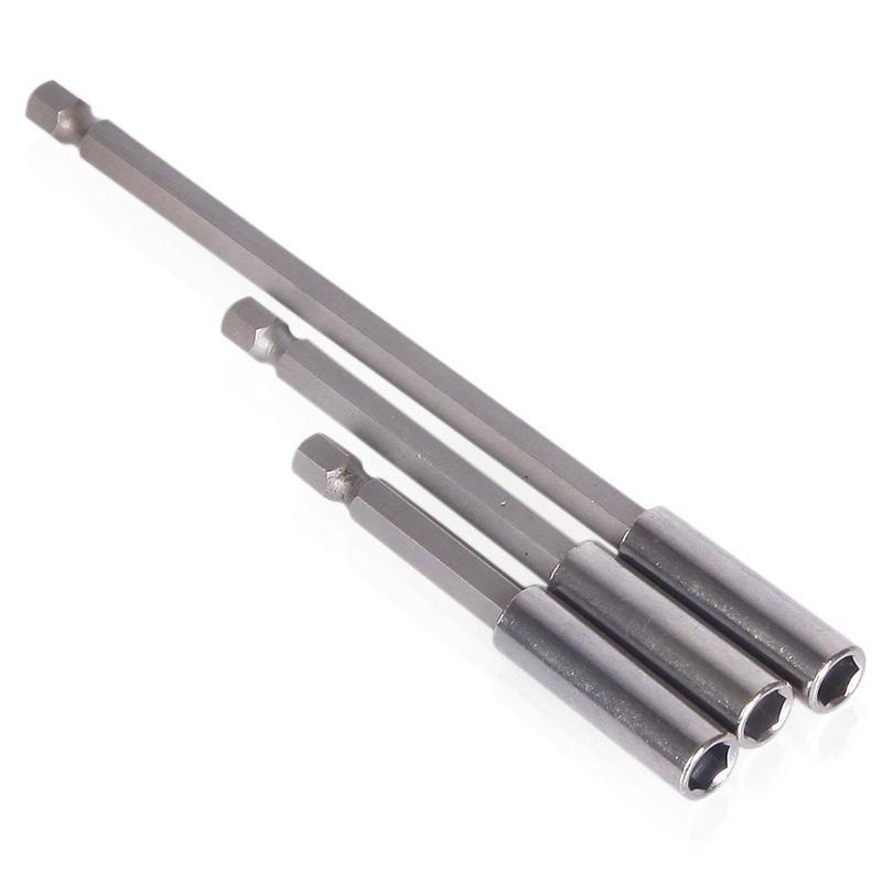 Buy 3Pcs Quick Release Magnetic Screwdriver Extension Bit Holder Set 75 ...
