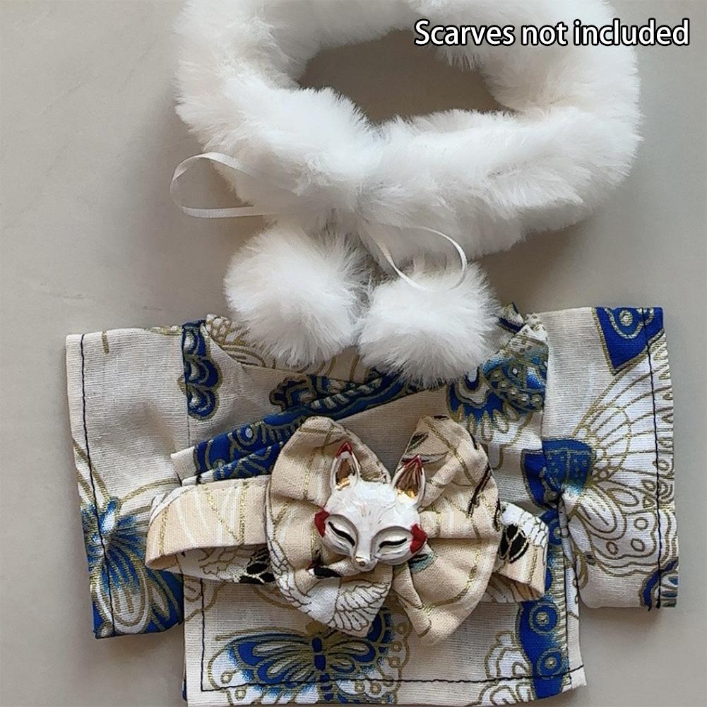 Miniature Kimono Skirt Set for 17cm Labubu Dolls Cute DIY Doll Clothes Fashion Accessories Lovely Outfit Gifts for Girls Friends