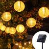 Waterproof Lantern 10/20/30 LEDs Solar String Light 3.5/5/6.5M Outdoor Garland Fairy Lamp for Christmas Garden Wedding Party Festival Deco