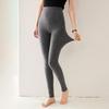 100% Fine Wool Women's High-Waisted Slim-Fit Warm Knit Leggings for Autumn/Winter