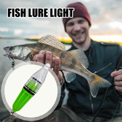 Lámpara LED para señuelo de pesca, resistente al agua, colorida, para atraer peces, sumergible, de caída profunda, para atraer peces bajo el agua, accesorios de pesca