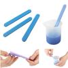 Reusable Resin Glue Tools for DIY Craft Jewelry Blue Silicone Stir Stick Stirring Rods Epoxy Liquid Paint Mixing Stirrer