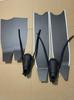 Custom Design Pure Carbon Long Swimming Fin Carbon Fiber Blades Free Diving Blades with Carbon Fiber Fins