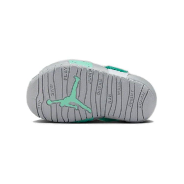 Jordan Flare Green Glow Wolf Grey White Black (TD) Baby Sneakers CI7850-302