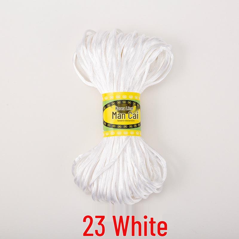 Korean Jade and Chinese Knot Weaving Cord - 20 Meters (No. 5 & No. 7)