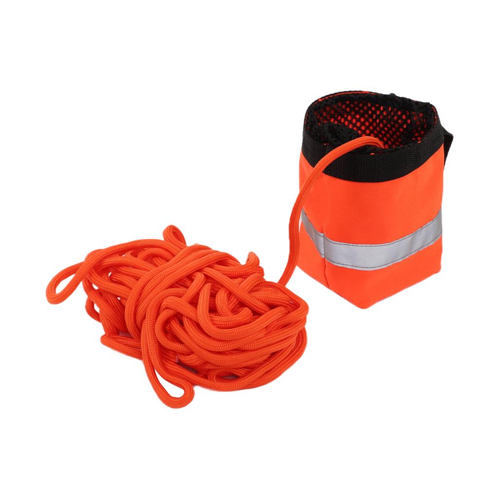 Throw Rope Bag Life Saving Reflective Rope Water Floating Bag Saving Equipment for Water Sports Rescuing