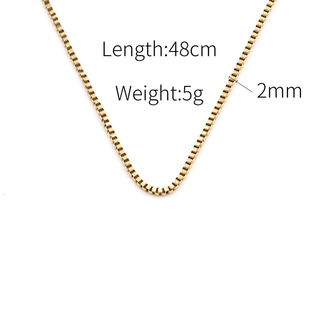 Wind Three Layers Stacked With Titanium Steel Necklace Women'S 18K Gold High-End Necklace Jewelry