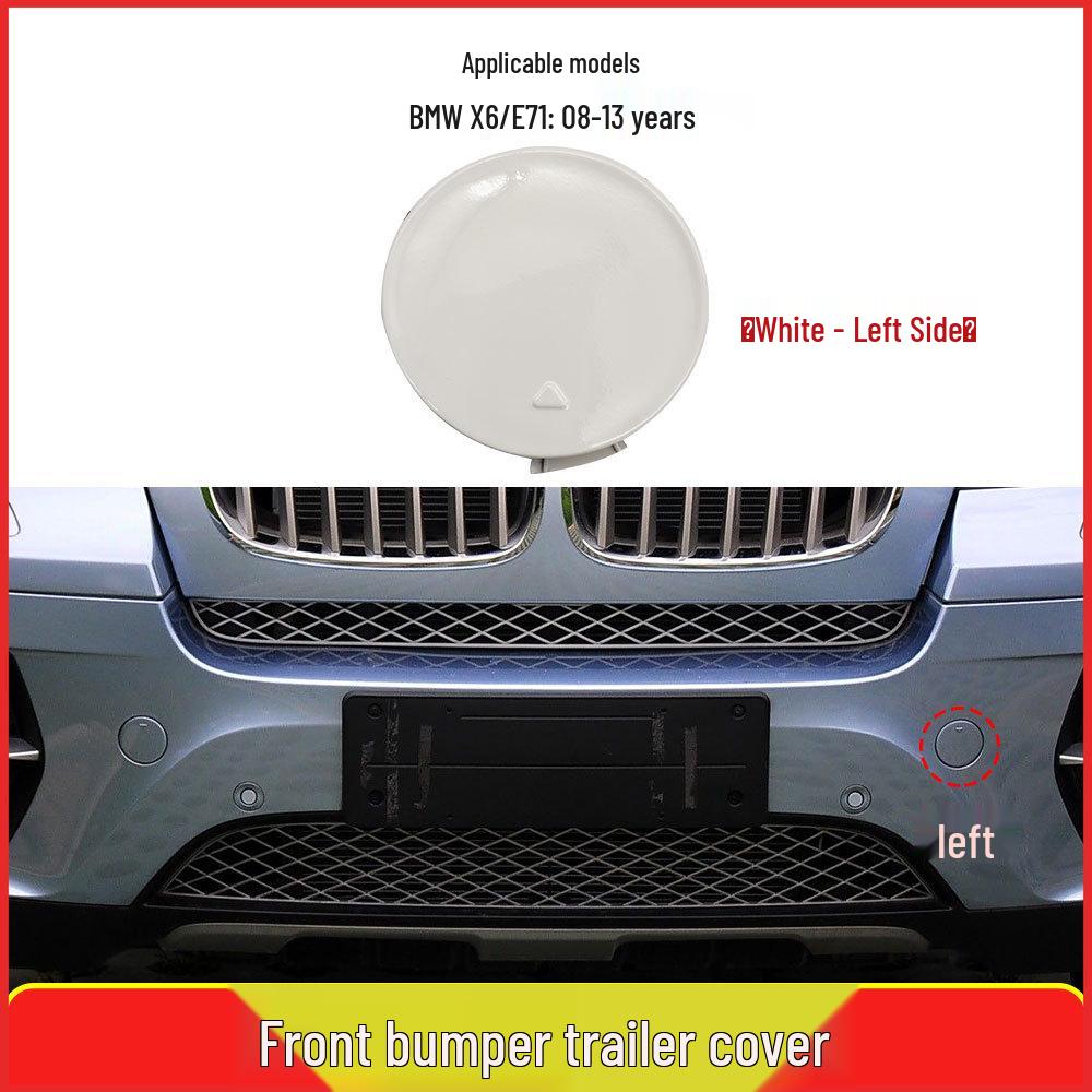 BMW X6 E71 Front Bumper Tow Hook Cover (Part: 51117074459)