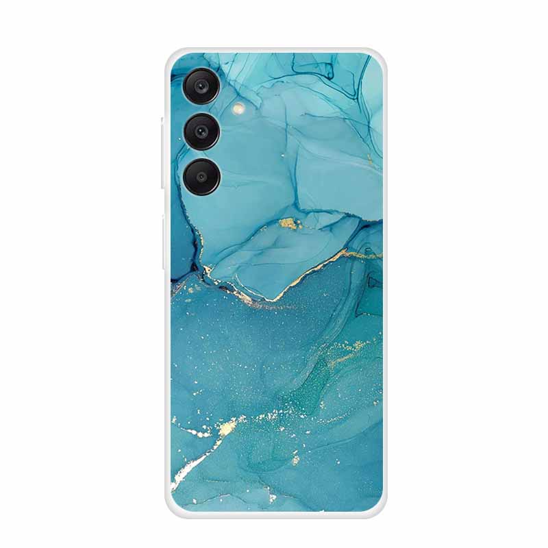 Marble Patterns Phone Case for Samsung A25 Soft Transparent TPU Clear Cover for Samsung Galaxy A 25 Protective Silicone Shell