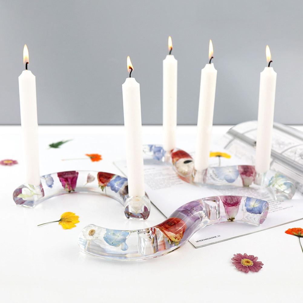 Buy DIY Crystal Drop Glue Beeswax Epoxy Mshaped Candle Resin Mirror S