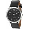 Timex TW2T71900 Men's Modern Easy Reader 40mm Black Leather Strap Watch