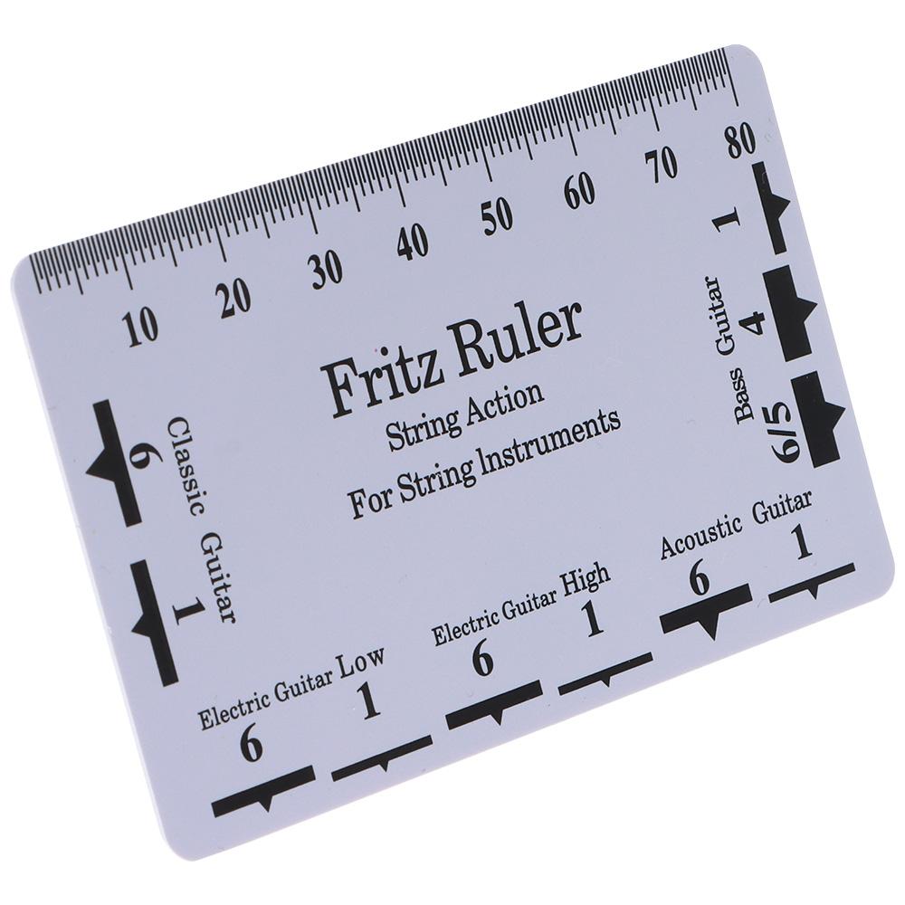 Guitar Accessories Luthiers Tool Measuring Ruler with String Action Ruler Guitar Neck Gauge