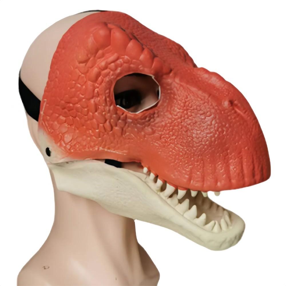 Cosplay Props Dinosaur Headgear Open Mouth Dragon Headwear Halloween Dinosaur Mask  for Party