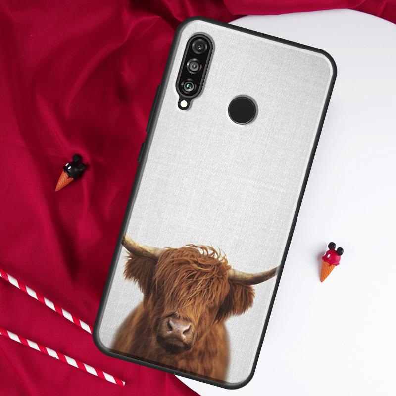 Highland Cows For Huawei Nova 12i 11i 8i 12s 9 10 SE Y90 Y60 Y70 Y72 Y61 Y91 P20 P40 P30 Lite P60 Pro Case