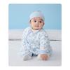 Cotton Baby Sleep Sack With Double Zipper Footed Pajamas Toddlers 1-3 Years Warm Winter Wear Anti-Kick Design