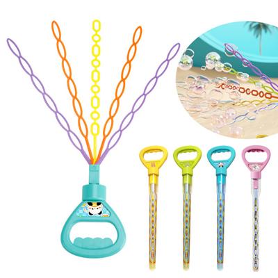 Cartoon Tier Seifenblasenstab 5 Krallen 32 Handheld-Löcher Sommer Outdoor Maschine Seifenblasenbläser Spielzeug Kleinkinder