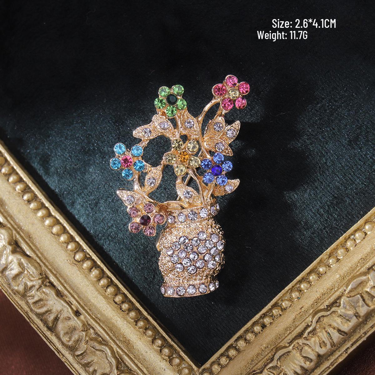 

Брошь в стиле ретро-барокко с изображением животных в европейском и американском стиле: Женский эмалированный нишевый аксессуар для костюма High-End Pin