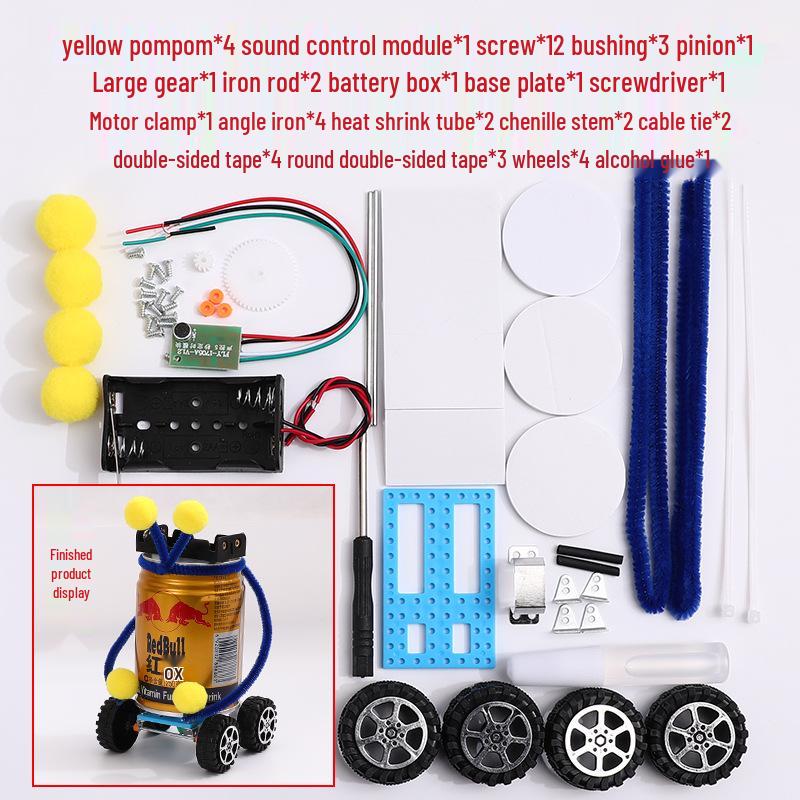 

Научный набор для сборки автомобиля с голосовым управлением своими руками для детей 6-12 лет - Игрушка для ручного эксперимента